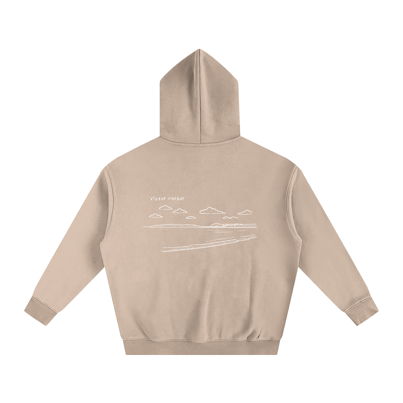 Victor Harbor Part 2 Oversized Fleeced Hoodie