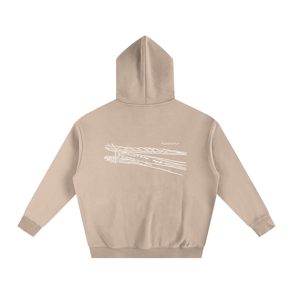 Aldinga Beach Oversized Fleeced Hoodie