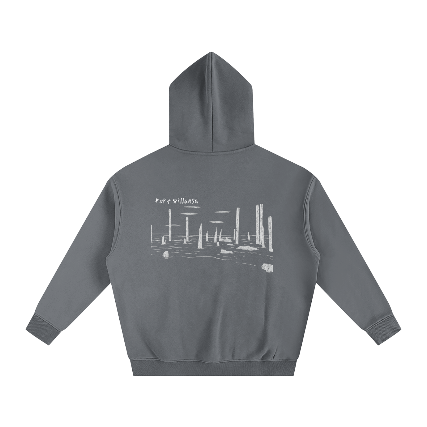 Port Willunga Oversized Fleeced Hoodie