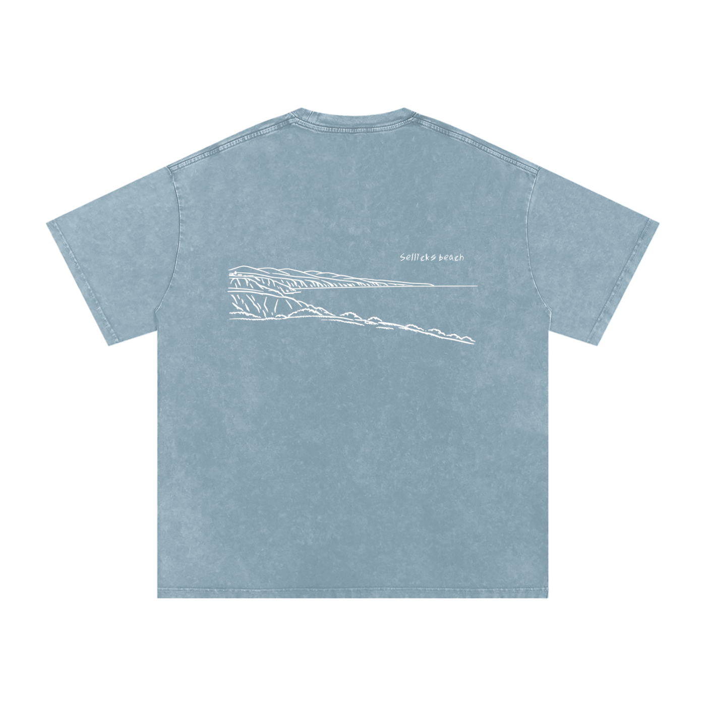 Sellicks Beach Oversized Cotton Tee