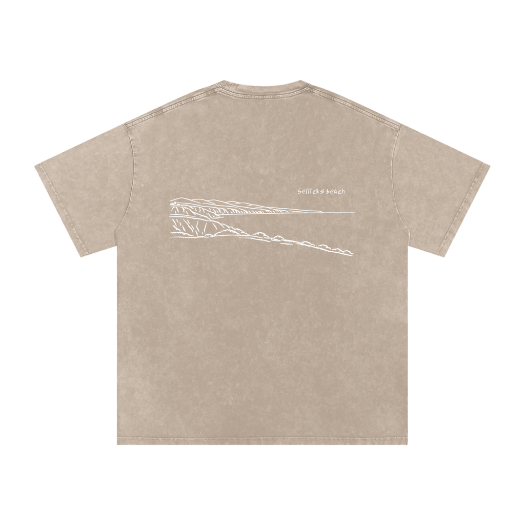 Sellicks Beach Oversized Cotton Tee
