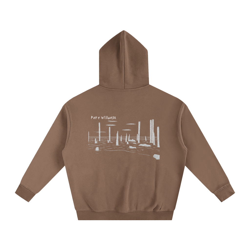 Port Willunga Oversized Fleeced Hoodie