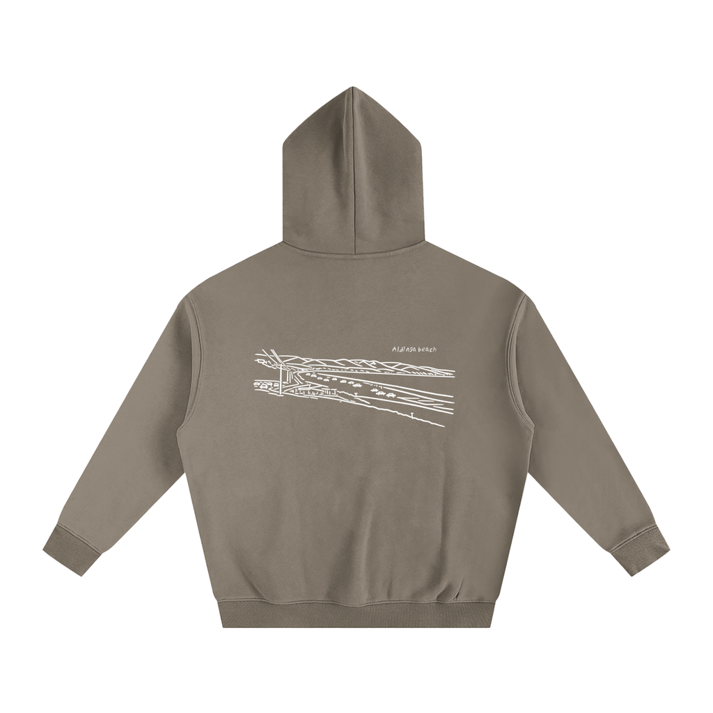 Aldinga Beach Oversized Fleeced Hoodie
