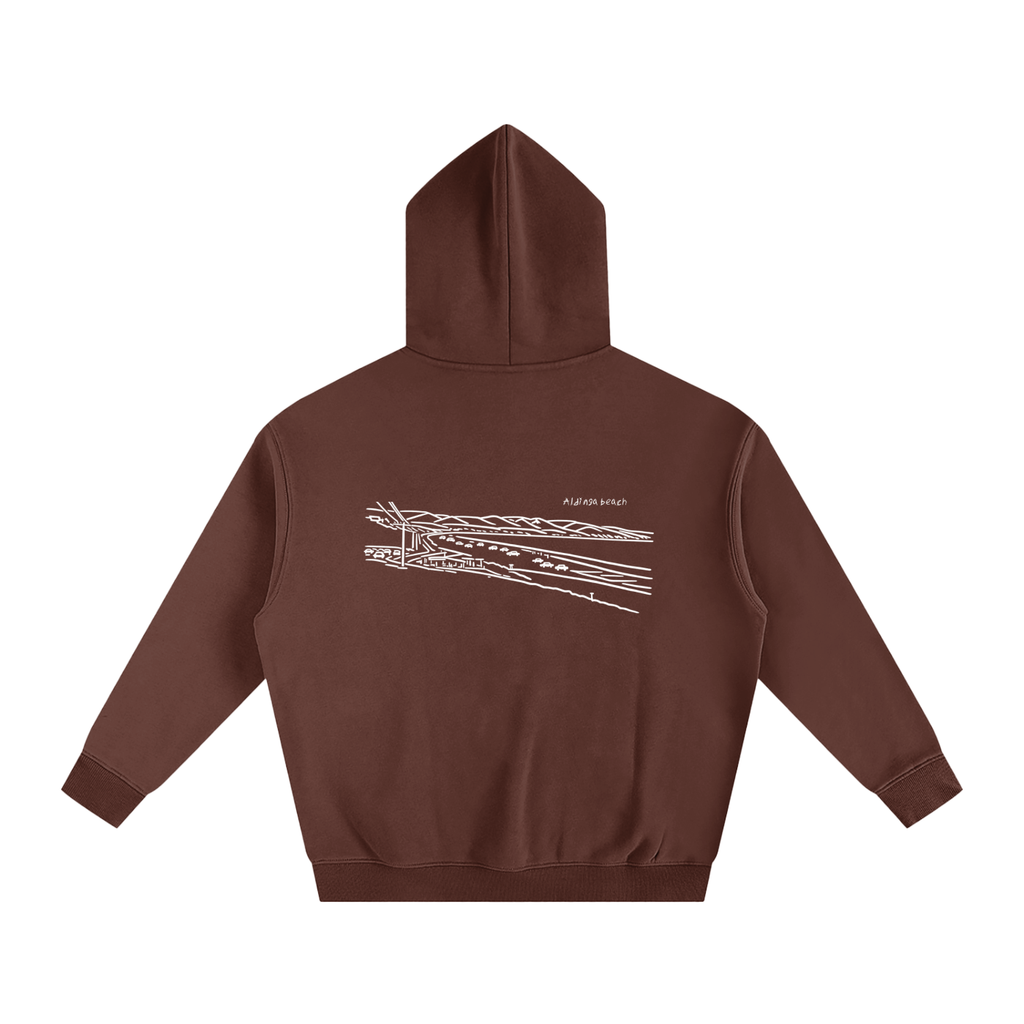 Aldinga Beach Oversized Fleeced Hoodie