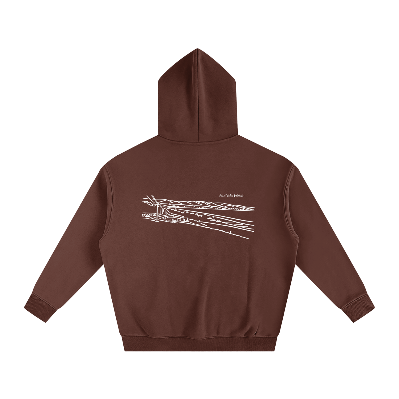 Aldinga Beach Oversized Fleeced Hoodie