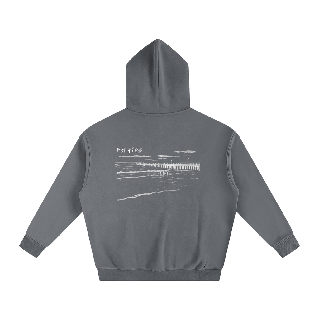Port Noarlunga Oversized Fleeced Hoodie