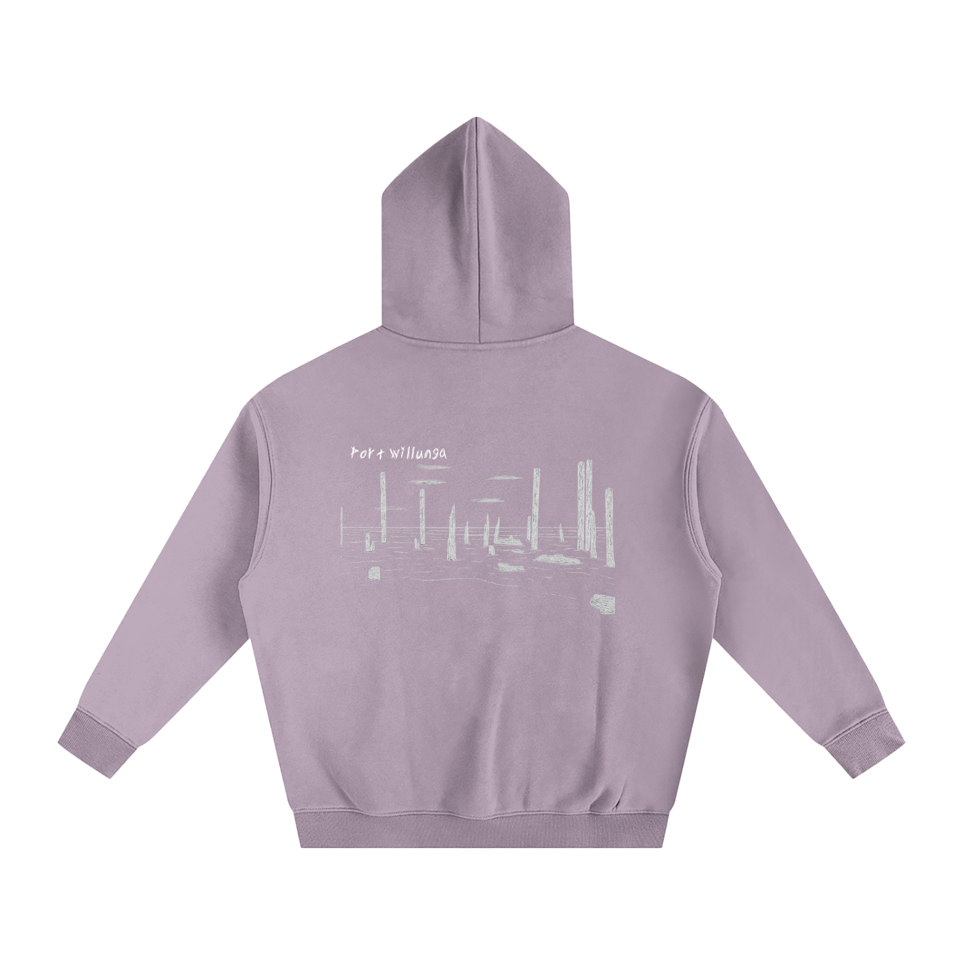 Port Willunga Oversized Fleeced Hoodie