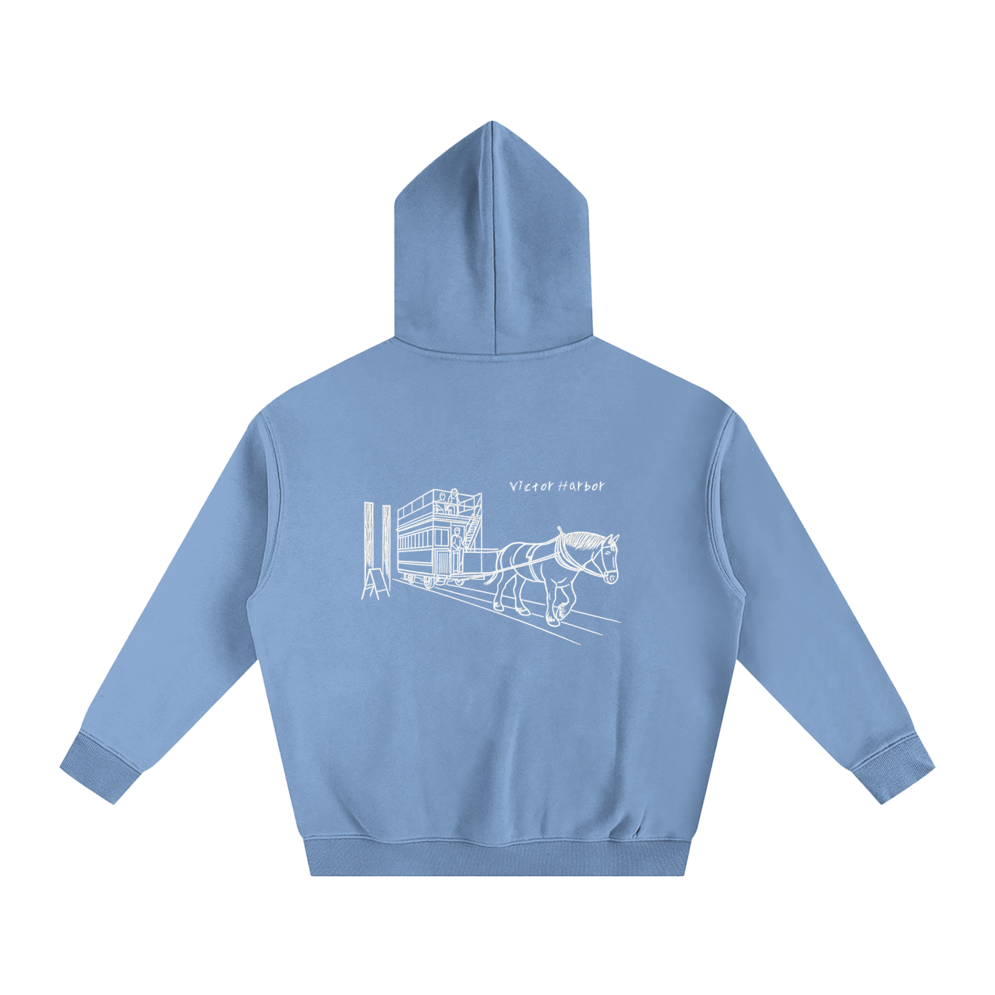 Victor Harbor Oversized Fleeced Hoodie