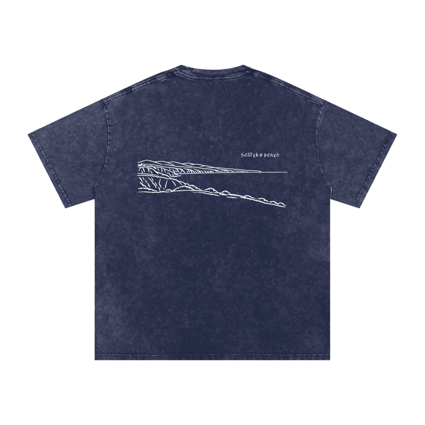 Sellicks Beach Oversized Cotton Tee