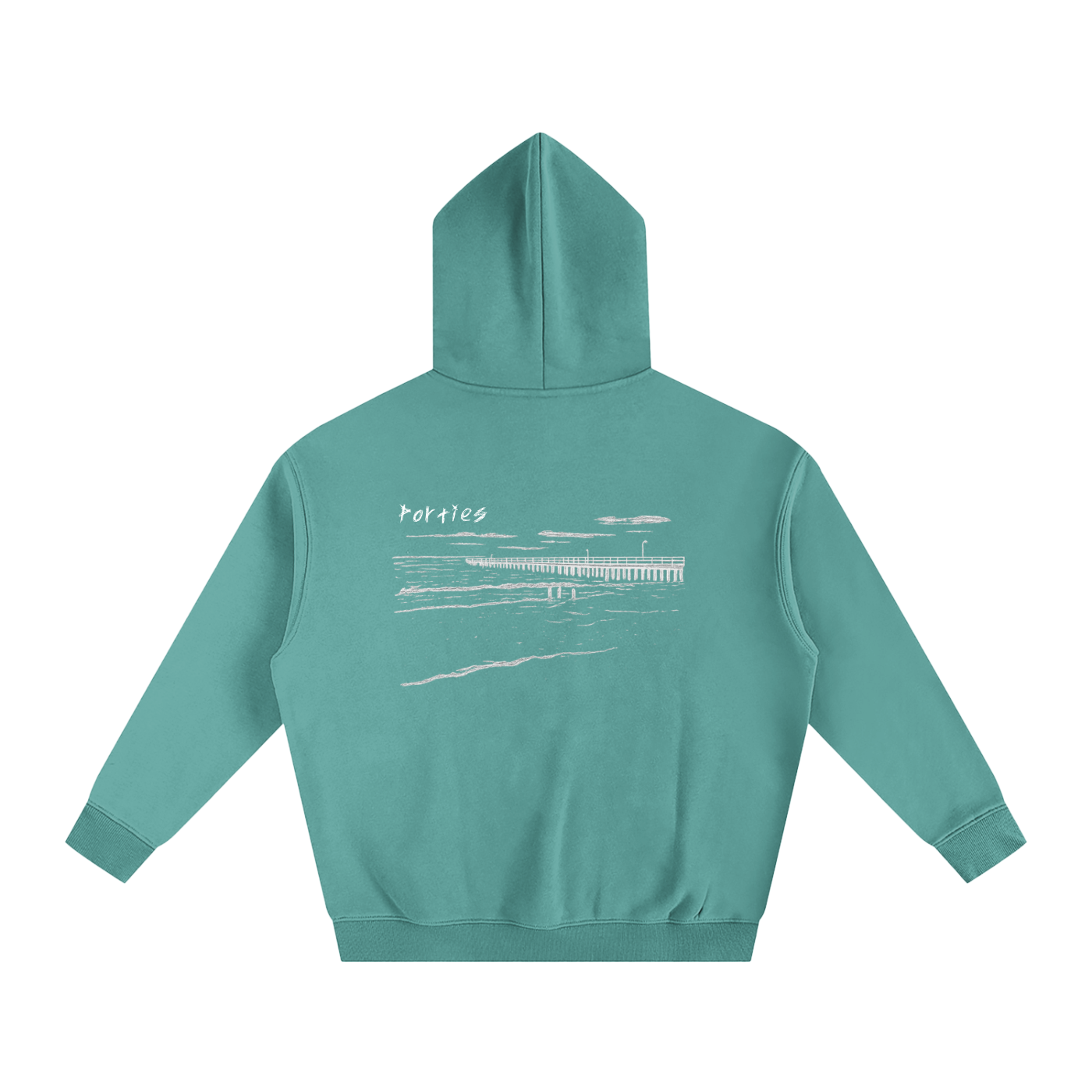 Port Noarlunga Oversized Fleeced Hoodie