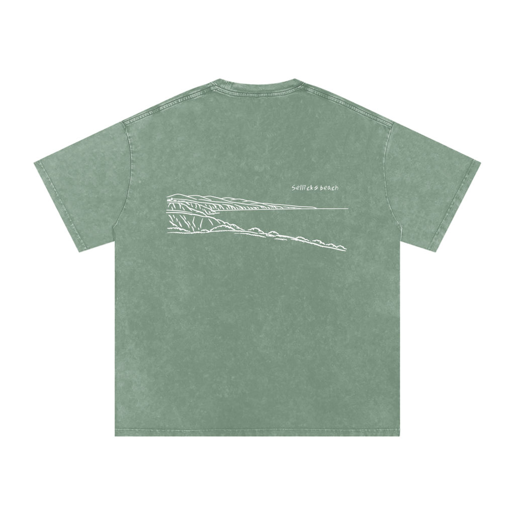 Sellicks Beach Oversized Cotton Tee