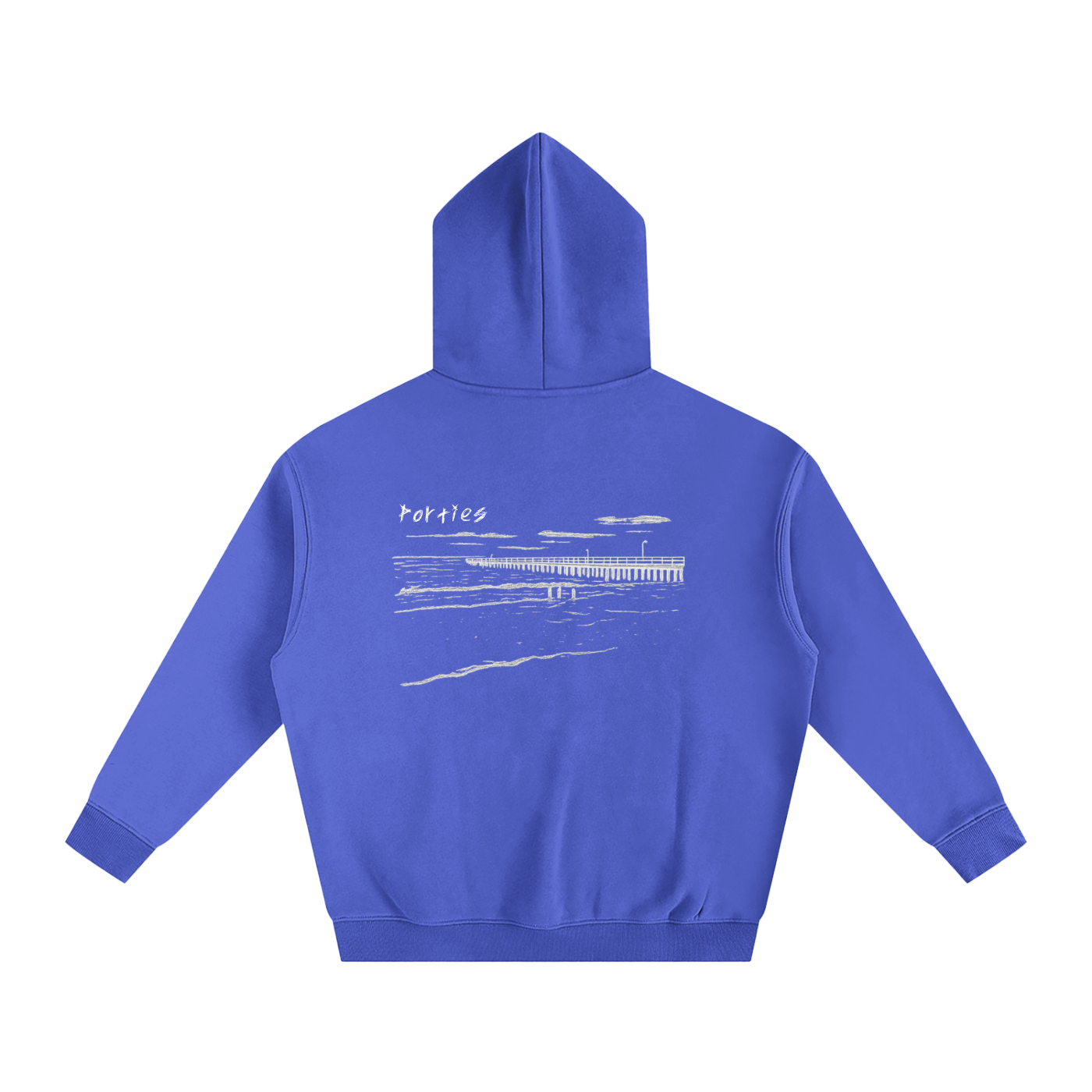 Port Noarlunga Oversized Fleeced Hoodie