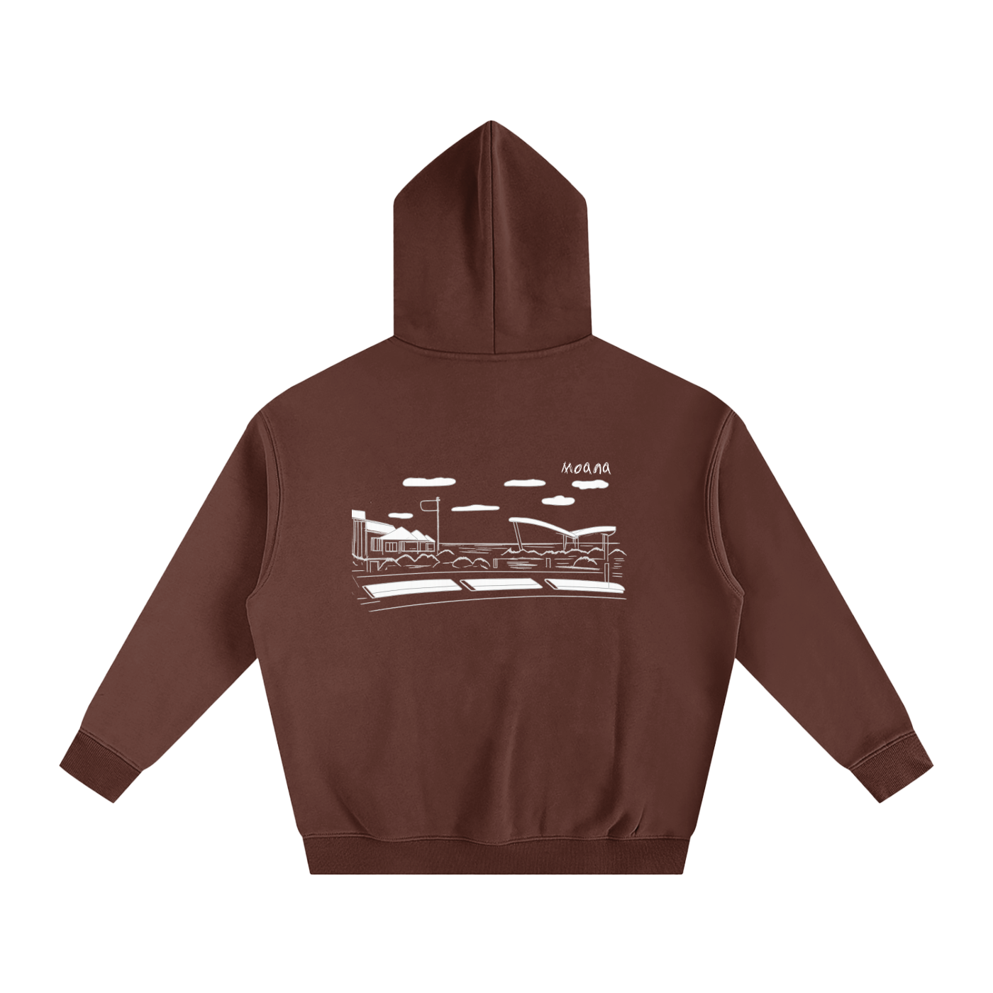 Moana Oversized Fleeced Hoodie
