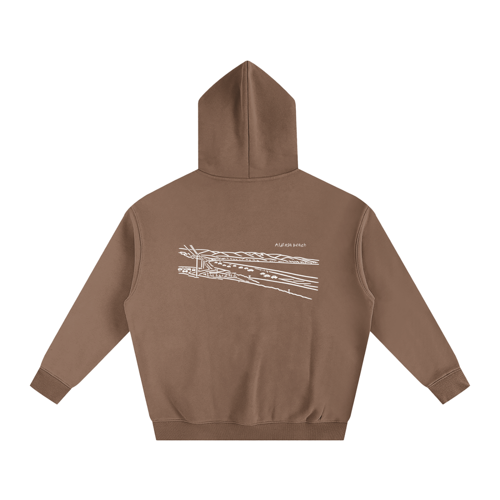Aldinga Beach Oversized Fleeced Hoodie