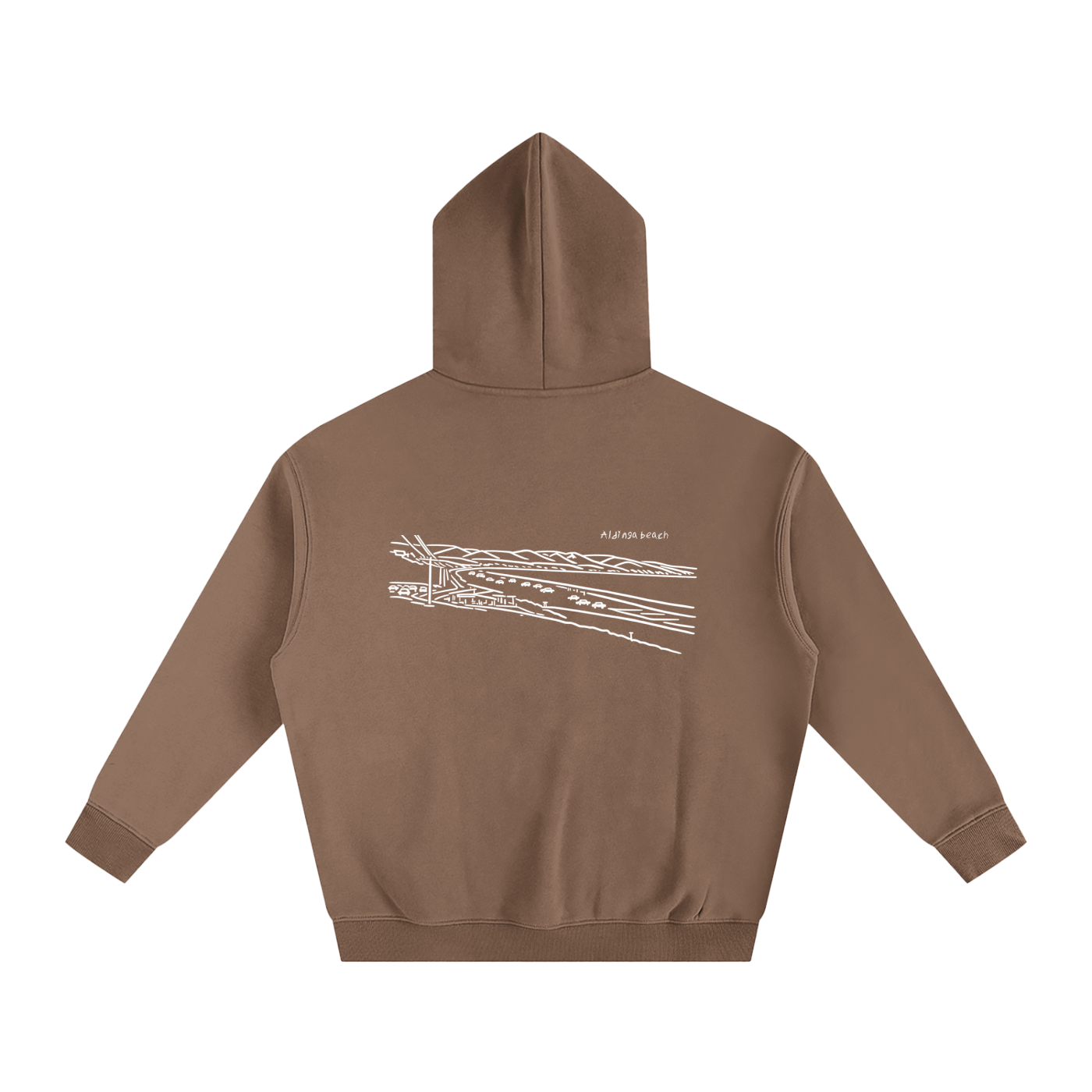 Aldinga Beach Oversized Fleeced Hoodie