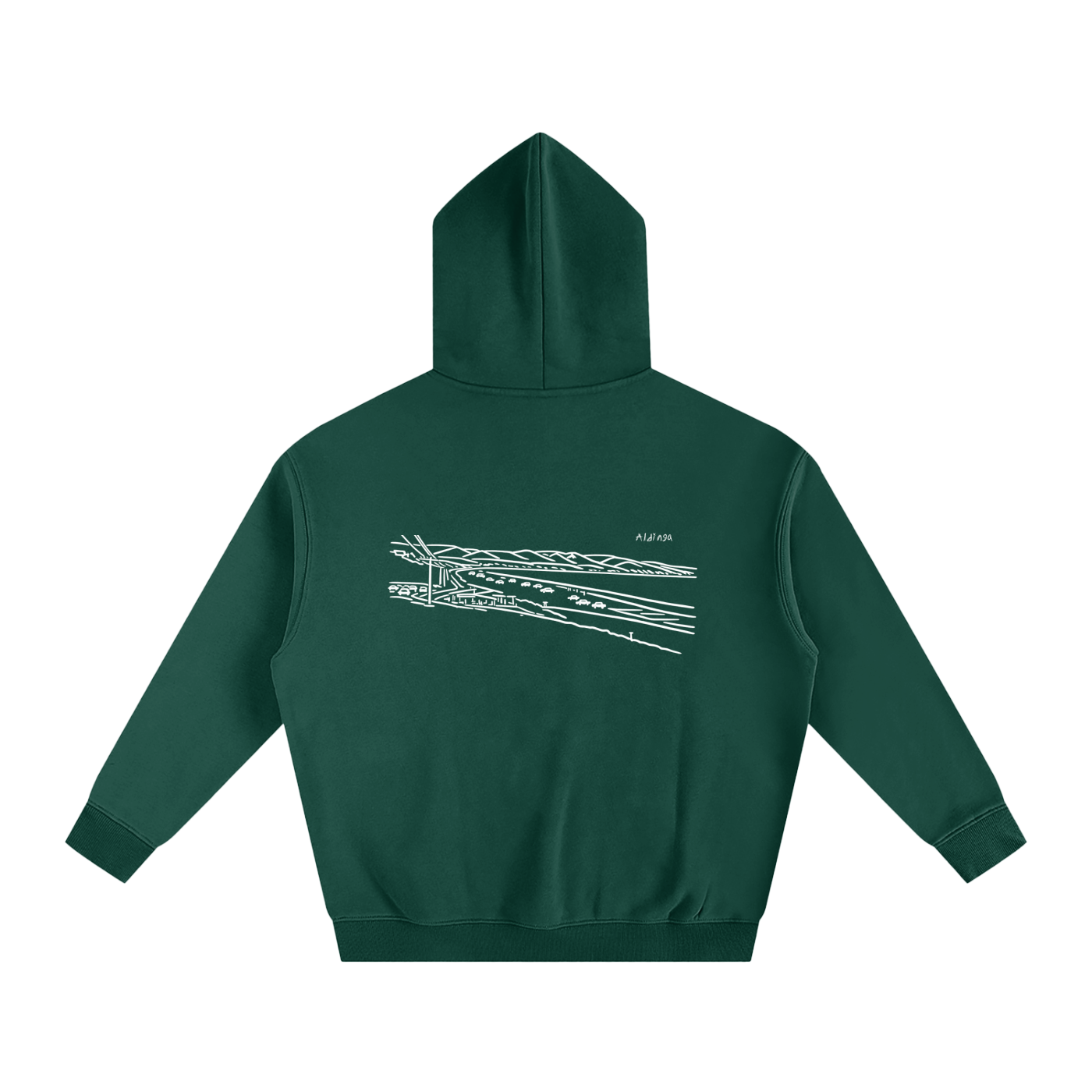 Aldinga Oversized Fleeced Hoodie