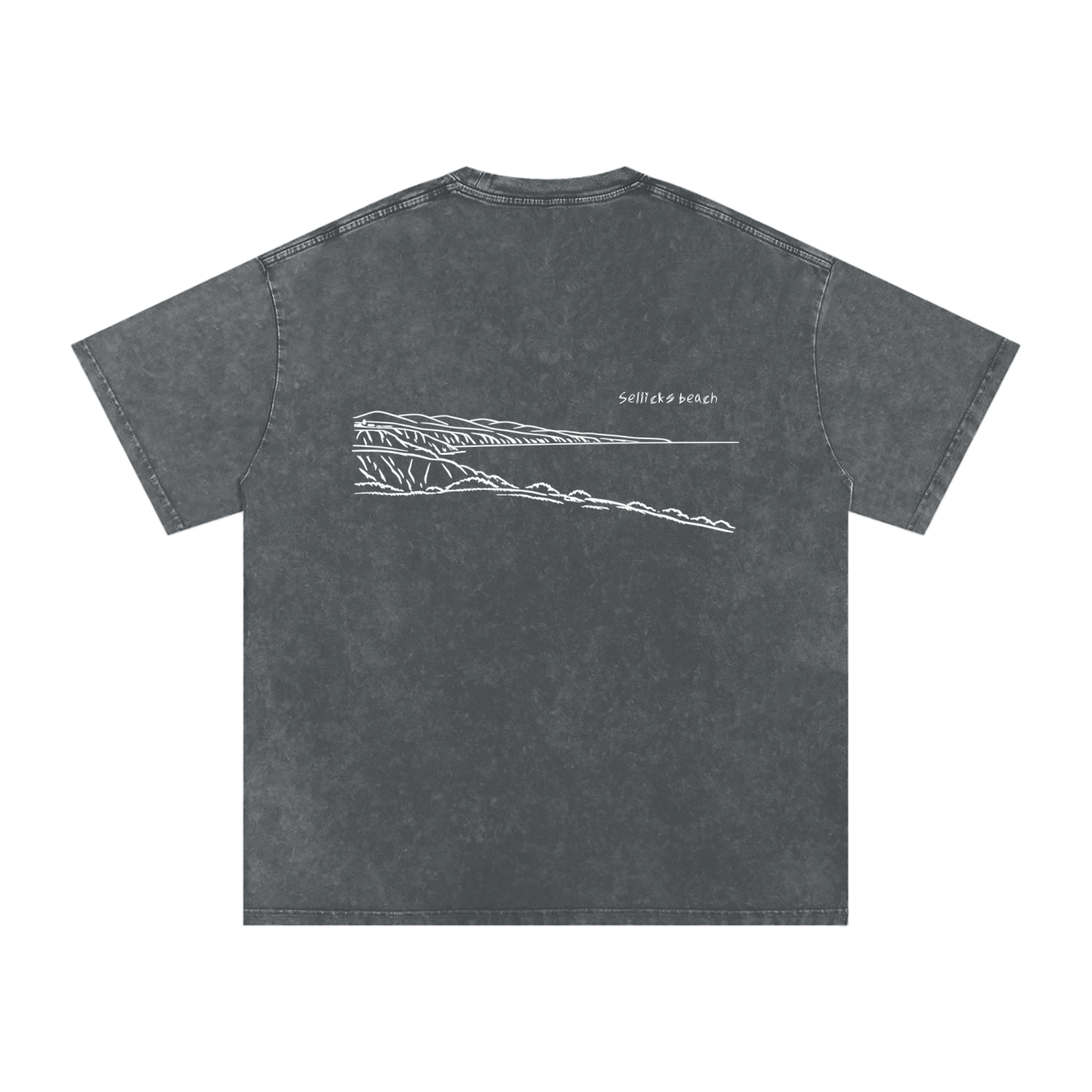 Sellicks Beach Oversized Cotton Tee