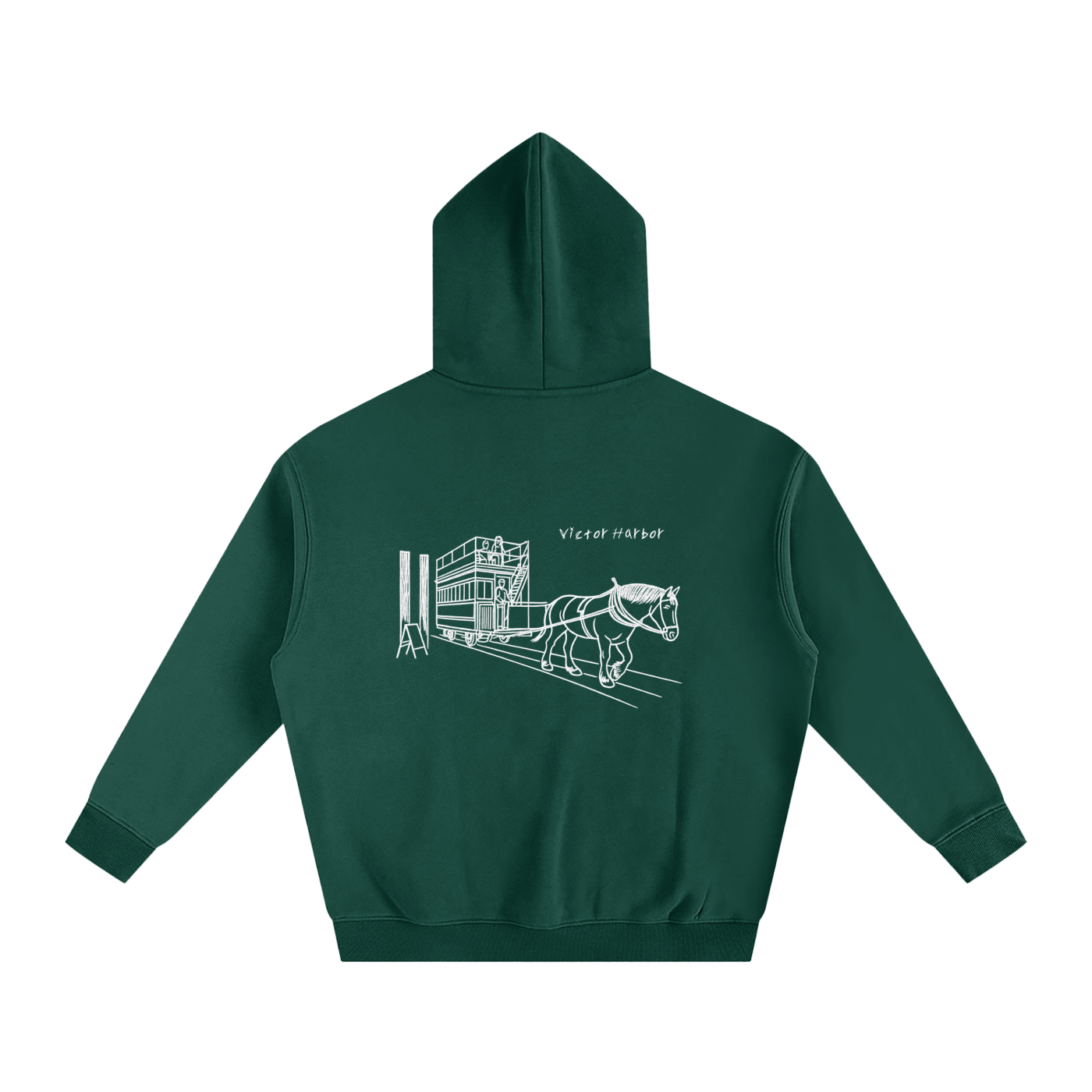 Victor Harbor Oversized Fleeced Hoodie