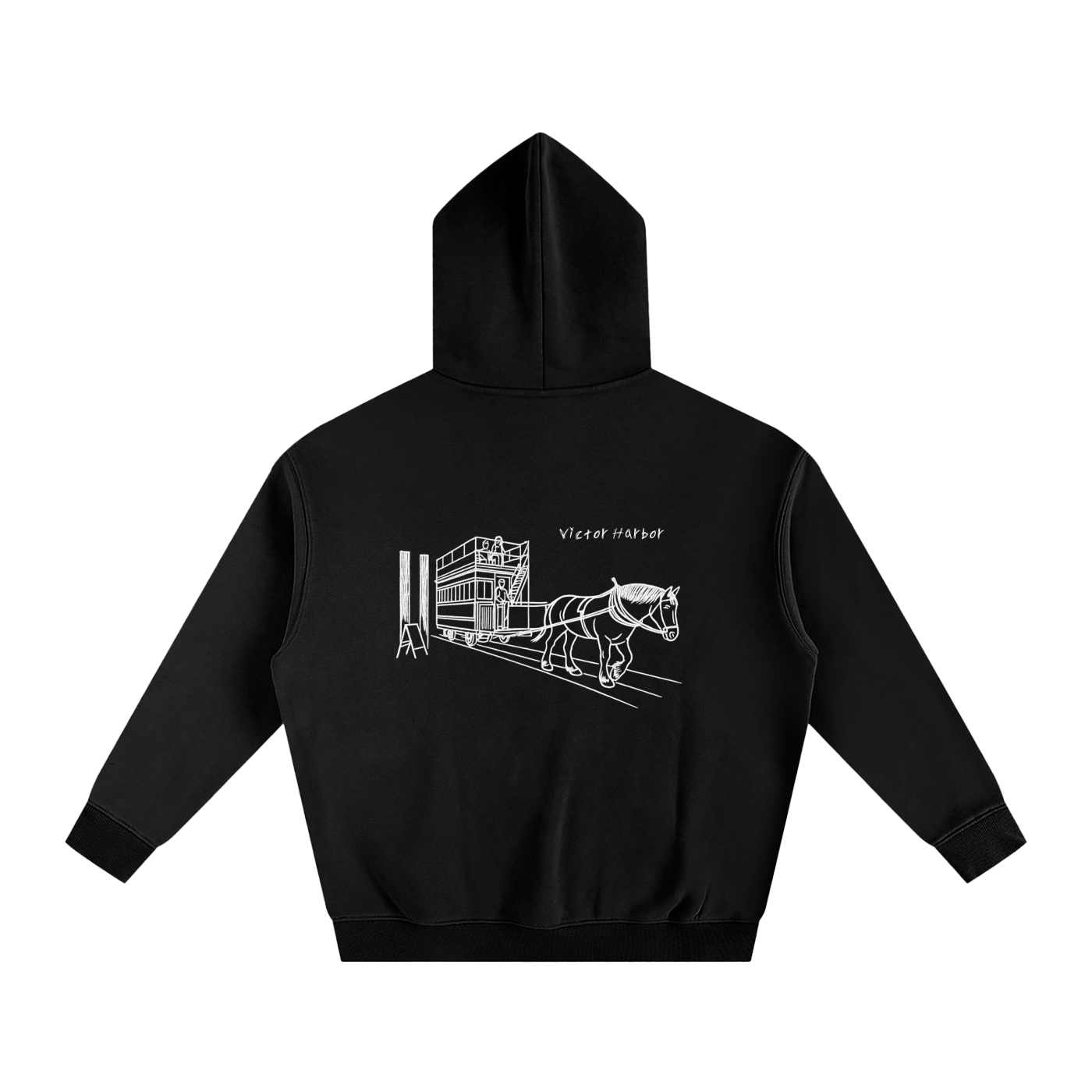 Victor Harbor Oversized Fleeced Hoodie