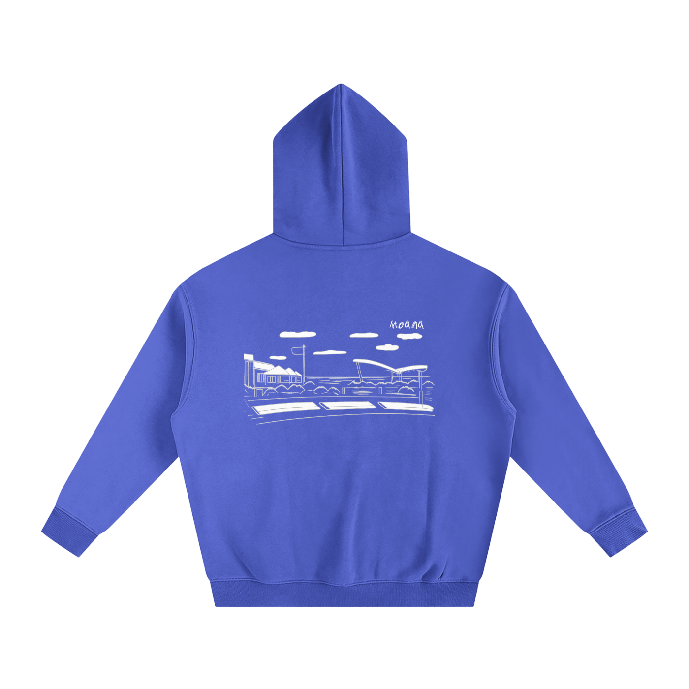 Moana Oversized Fleeced Hoodie