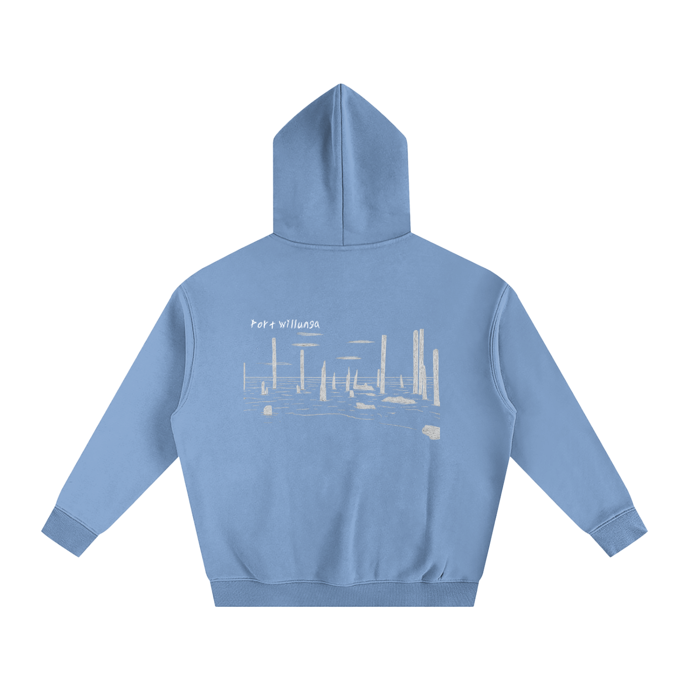 Port Willunga Oversized Fleeced Hoodie