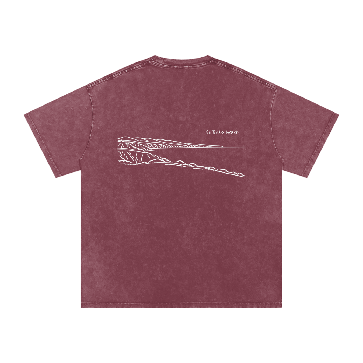 Sellicks Beach Oversized Cotton Tee