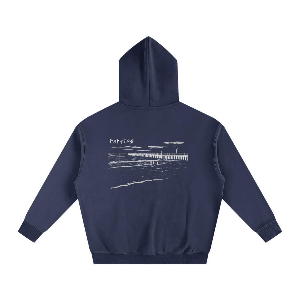 Port Noarlunga Oversized Fleeced Hoodie