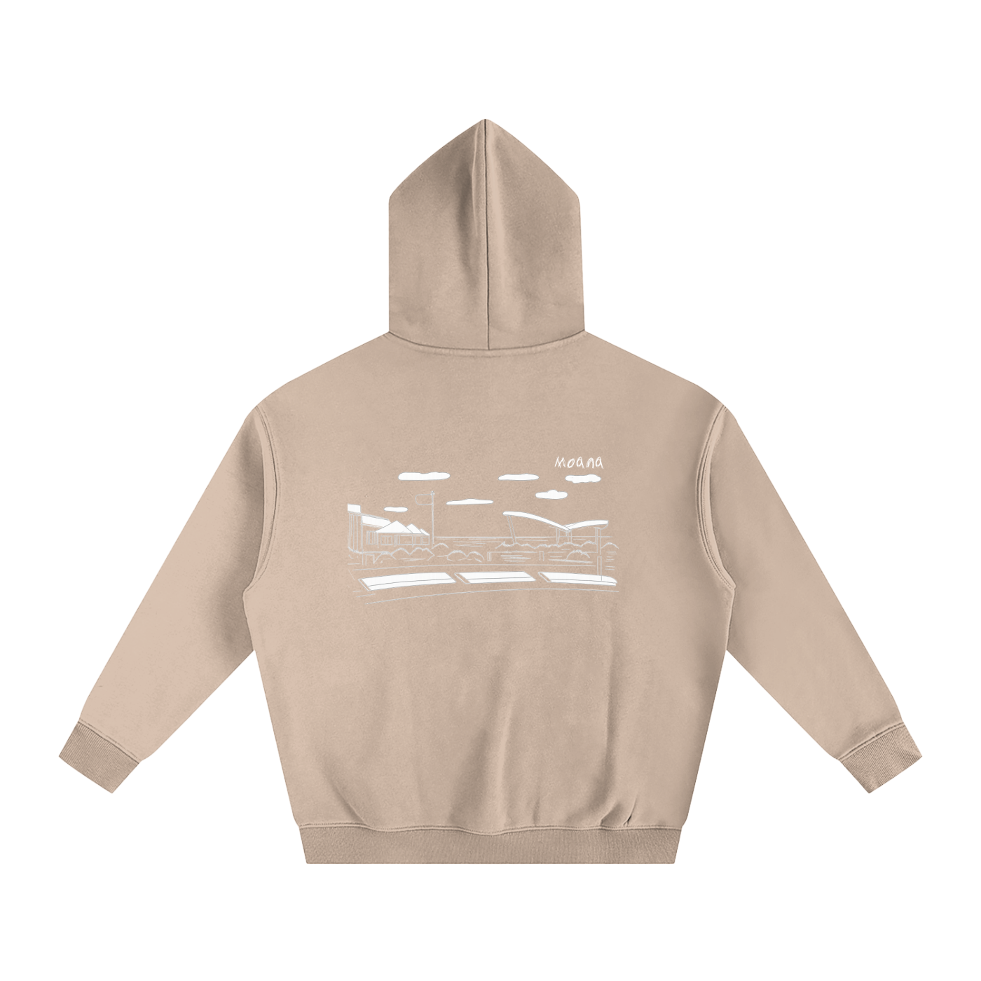 Moana Oversized Fleeced Hoodie