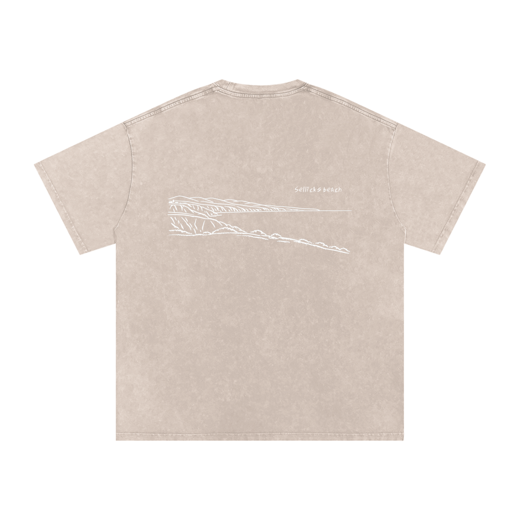 Sellicks Beach Oversized Cotton Tee