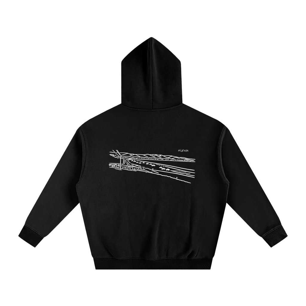 Aldinga Oversized Fleeced Hoodie