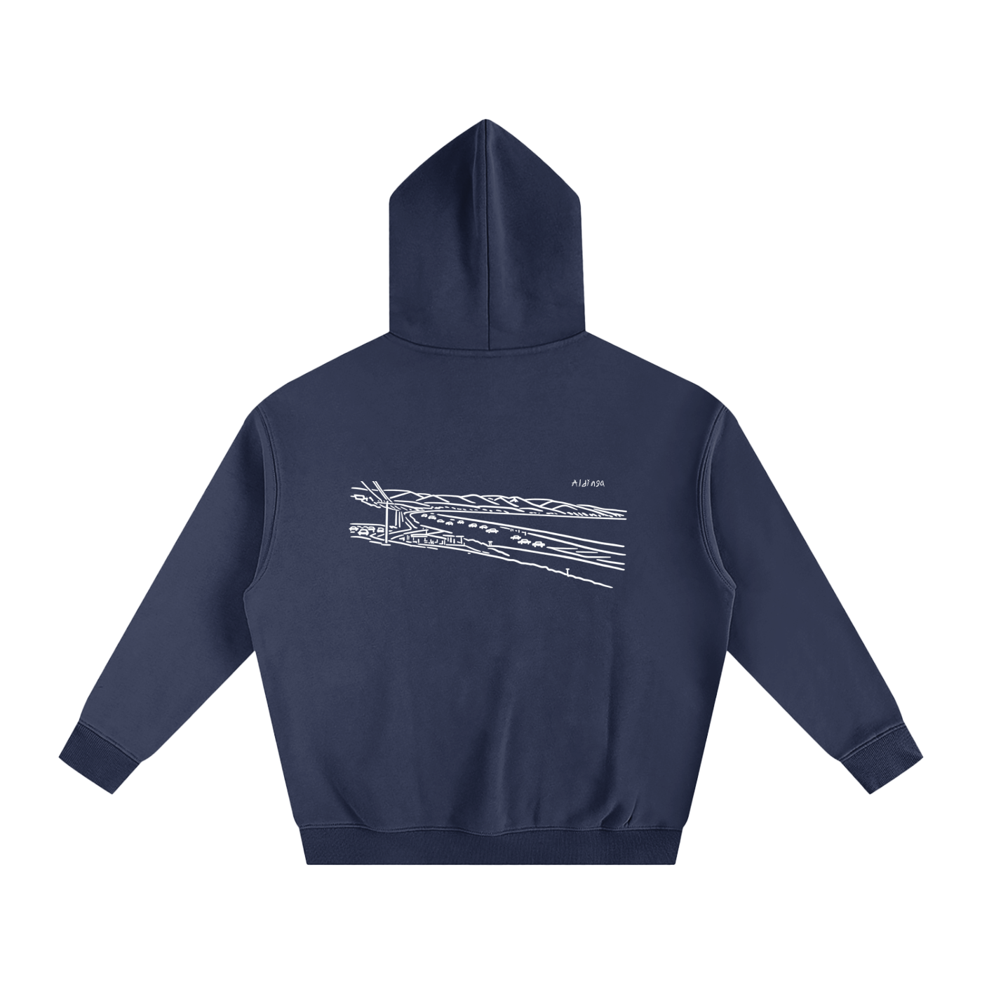 Aldinga Oversized Fleeced Hoodie