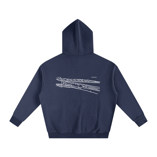 Aldinga Oversized Fleeced Hoodie