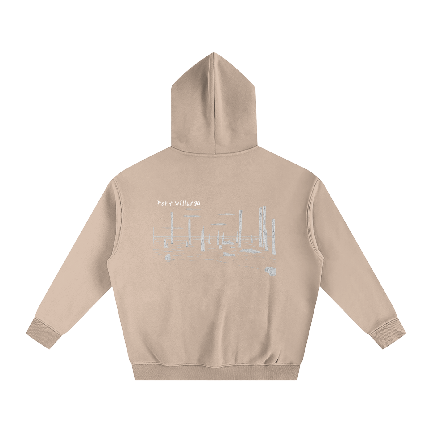 Port Willunga Oversized Fleeced Hoodie