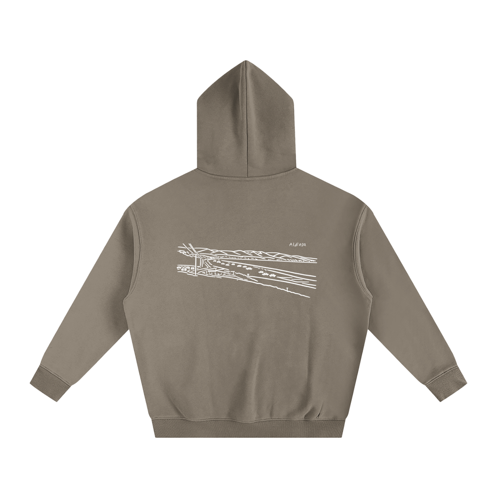 Aldinga Oversized Fleeced Hoodie