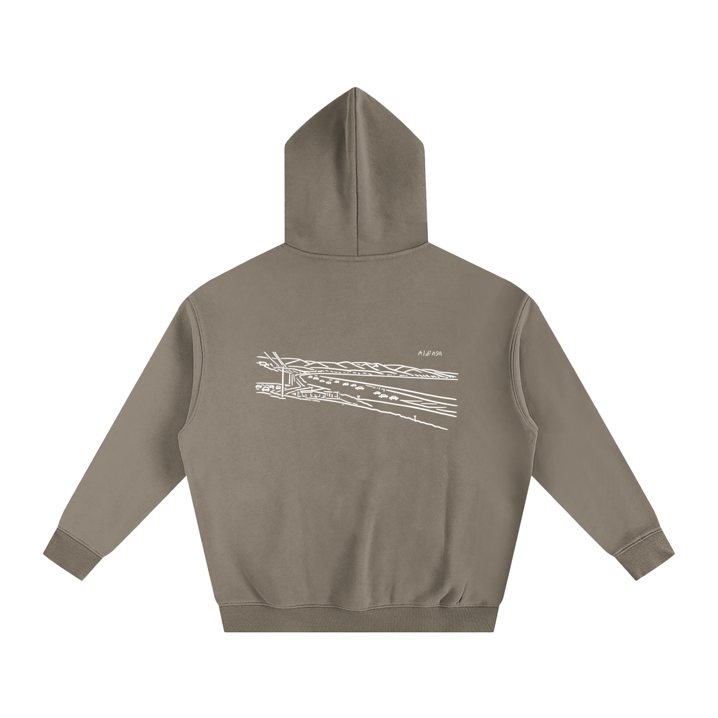 Aldinga Oversized Fleeced Hoodie