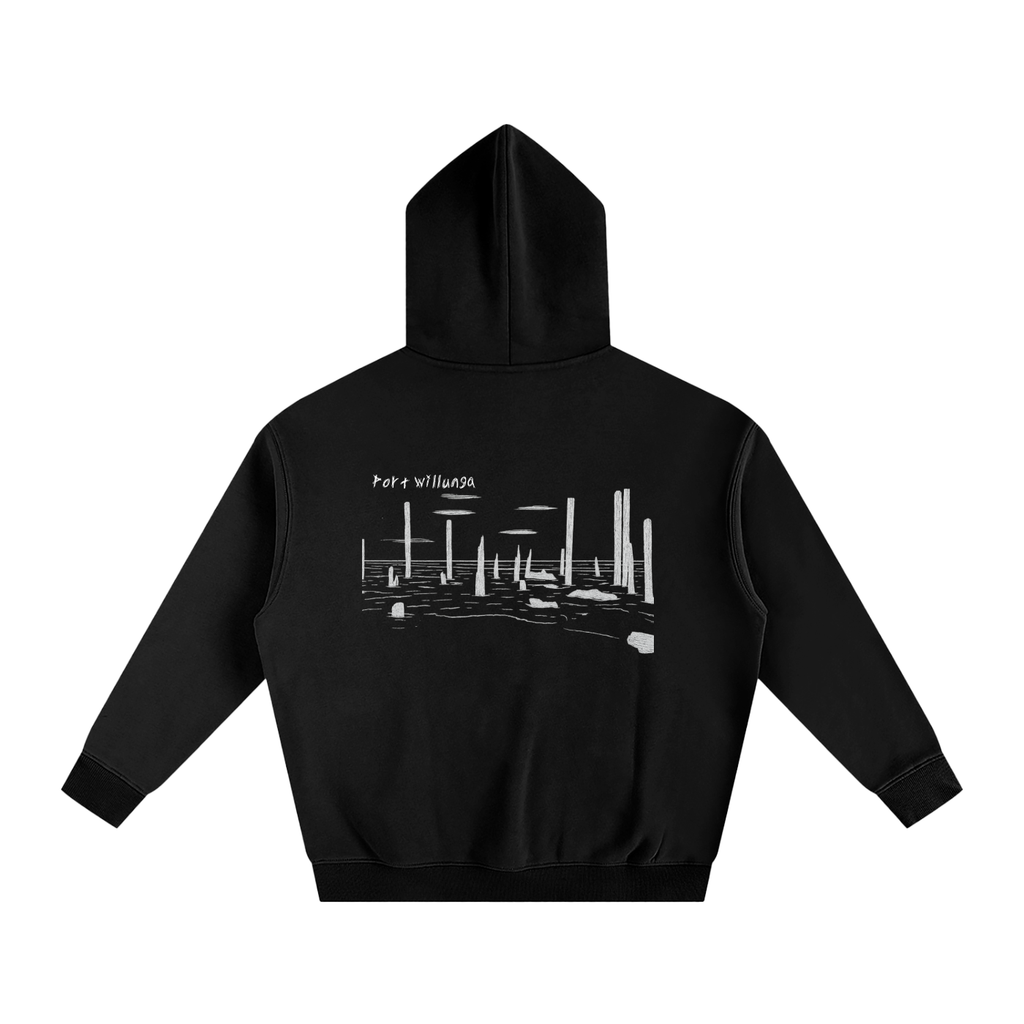 Port Willunga Oversized Fleeced Hoodie