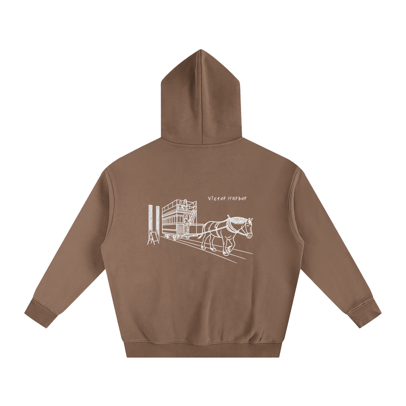 Victor Harbor Oversized Fleeced Hoodie