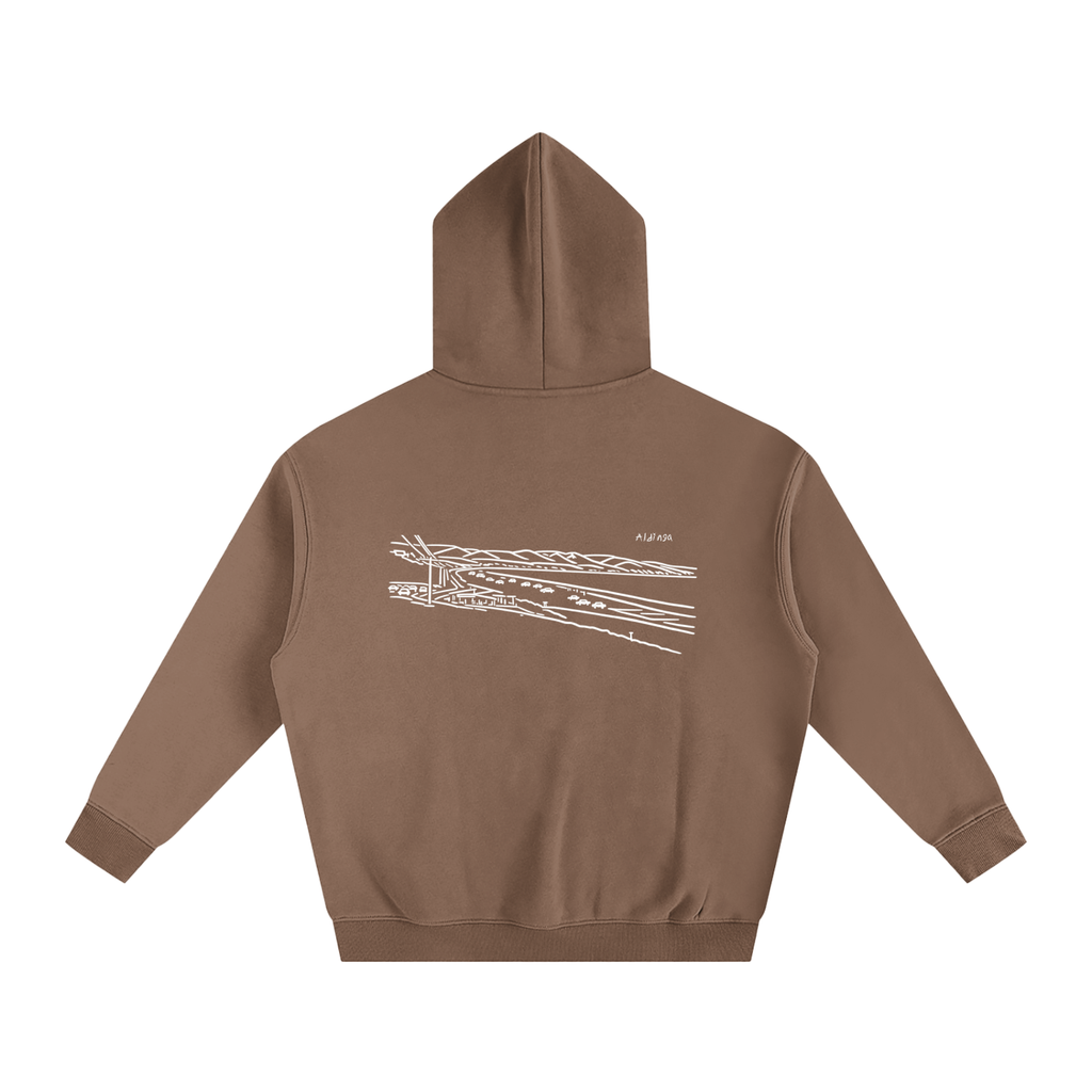 Aldinga Oversized Fleeced Hoodie