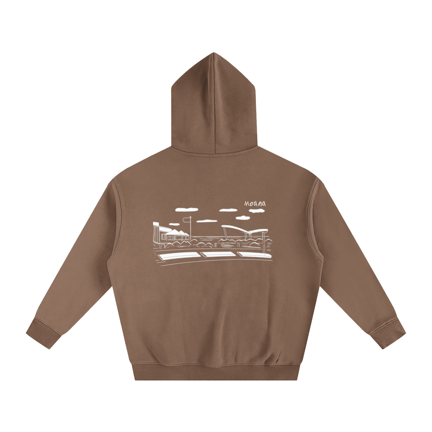 Moana Oversized Fleeced Hoodie