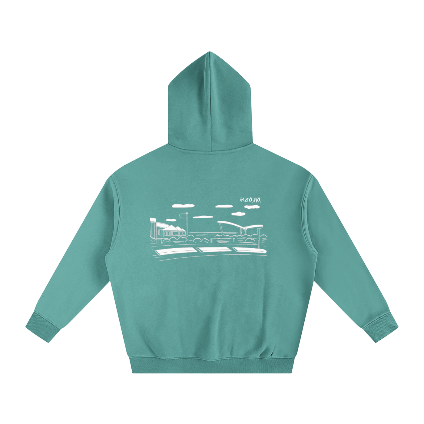 Moana Oversized Fleeced Hoodie