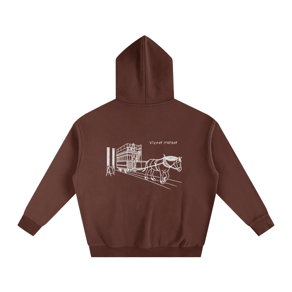 Victor Harbor Oversized Fleeced Hoodie
