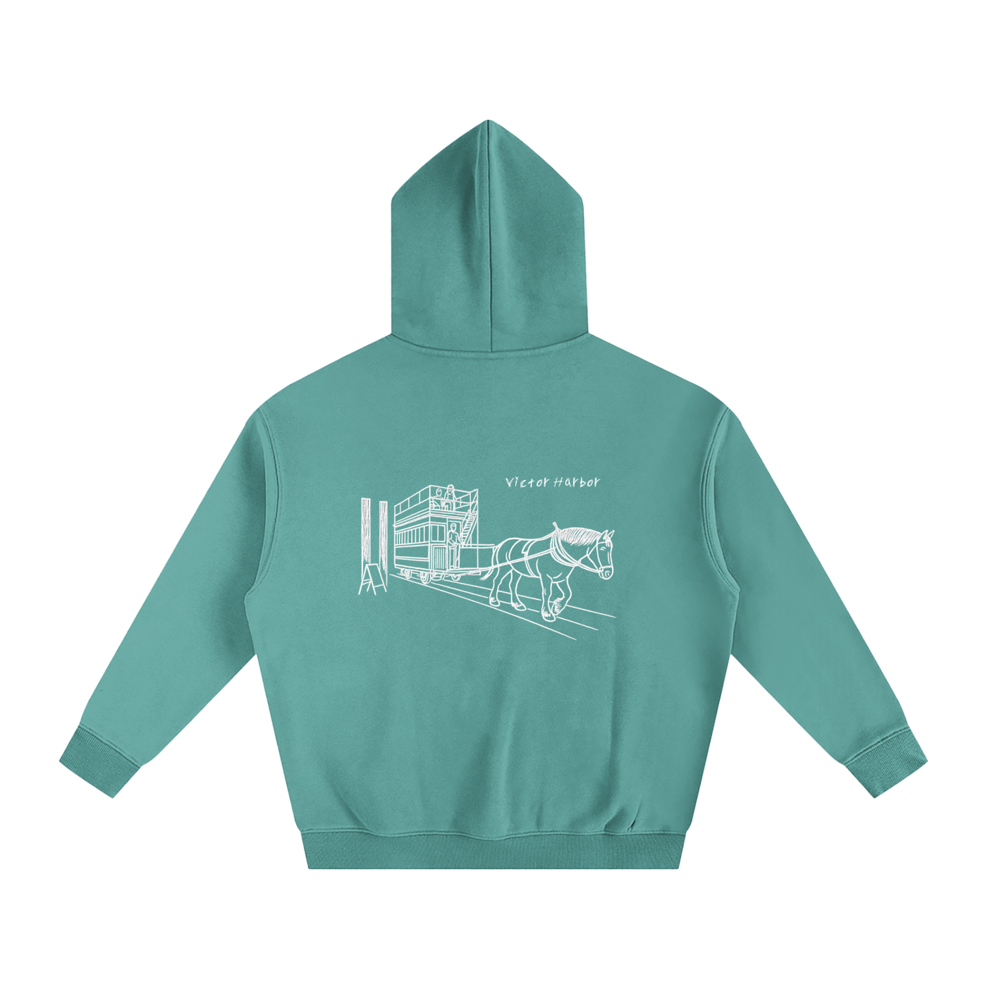 Victor Harbor Oversized Fleeced Hoodie