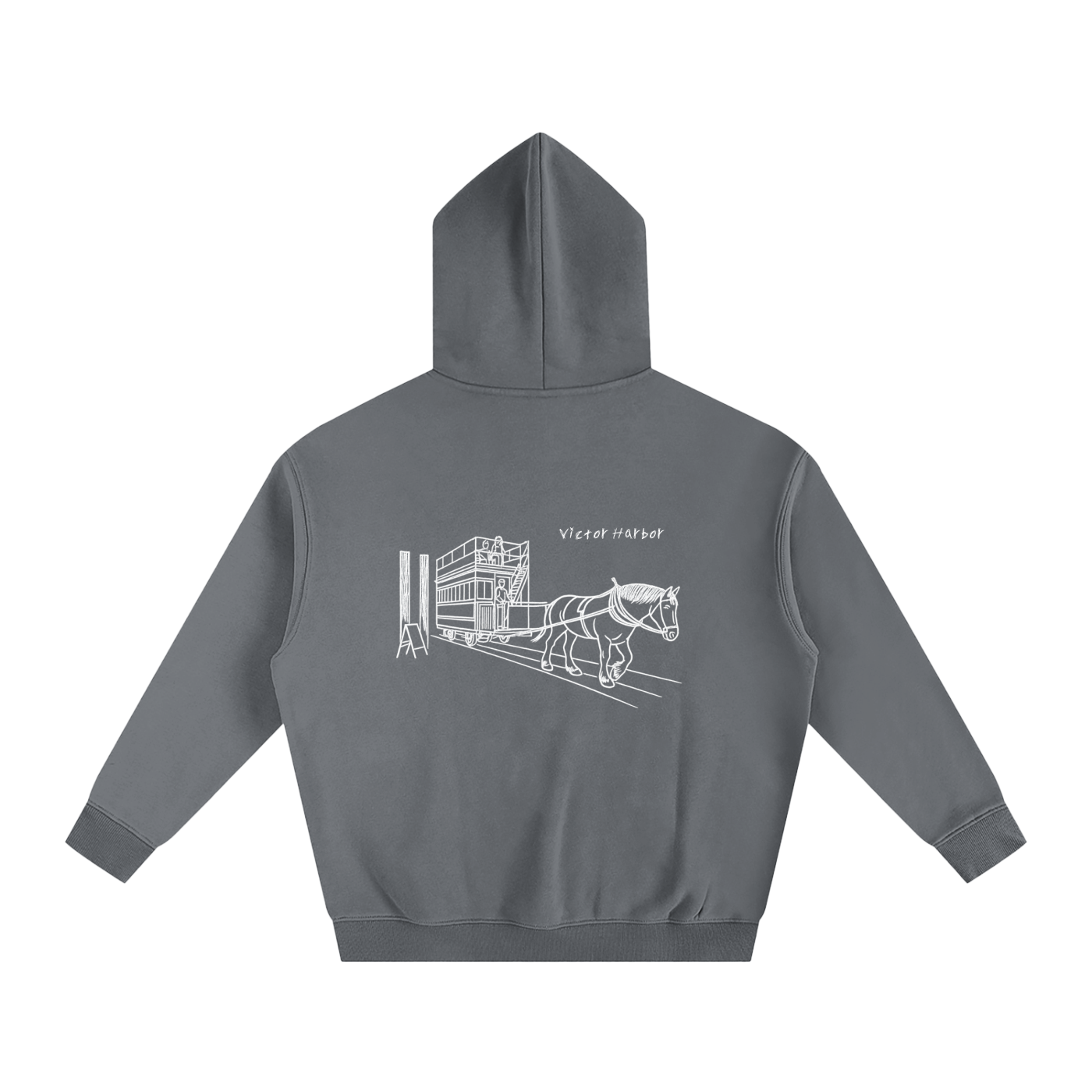 Victor Harbor Oversized Fleeced Hoodie