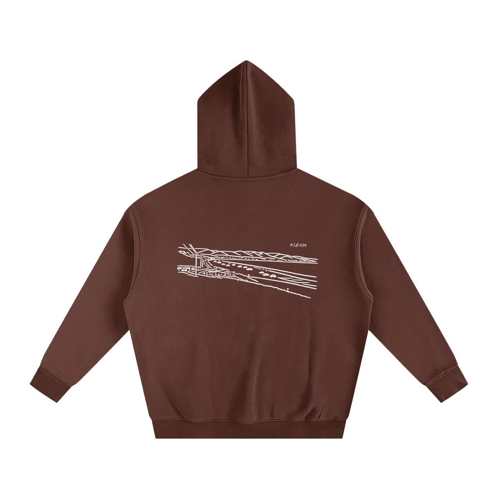 Aldinga Oversized Fleeced Hoodie