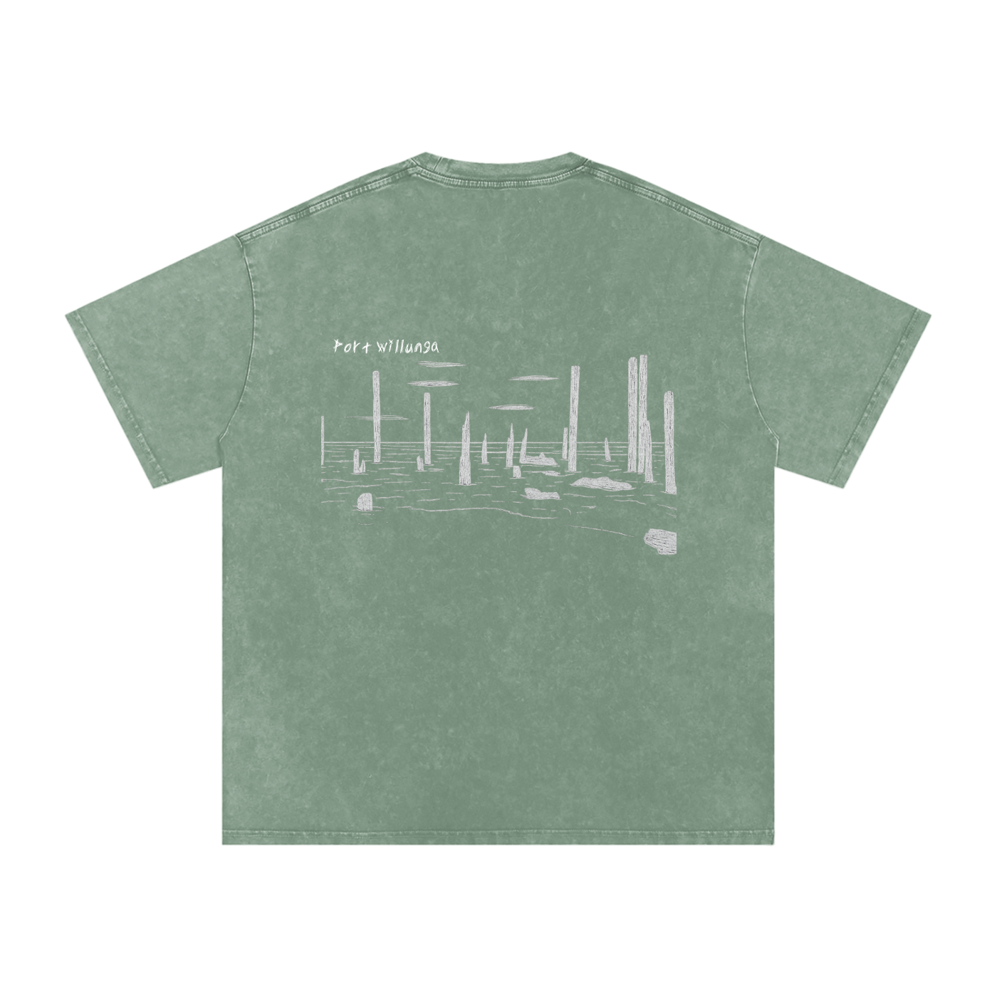 Port Willunga Oversized Cotton T-Shirt
