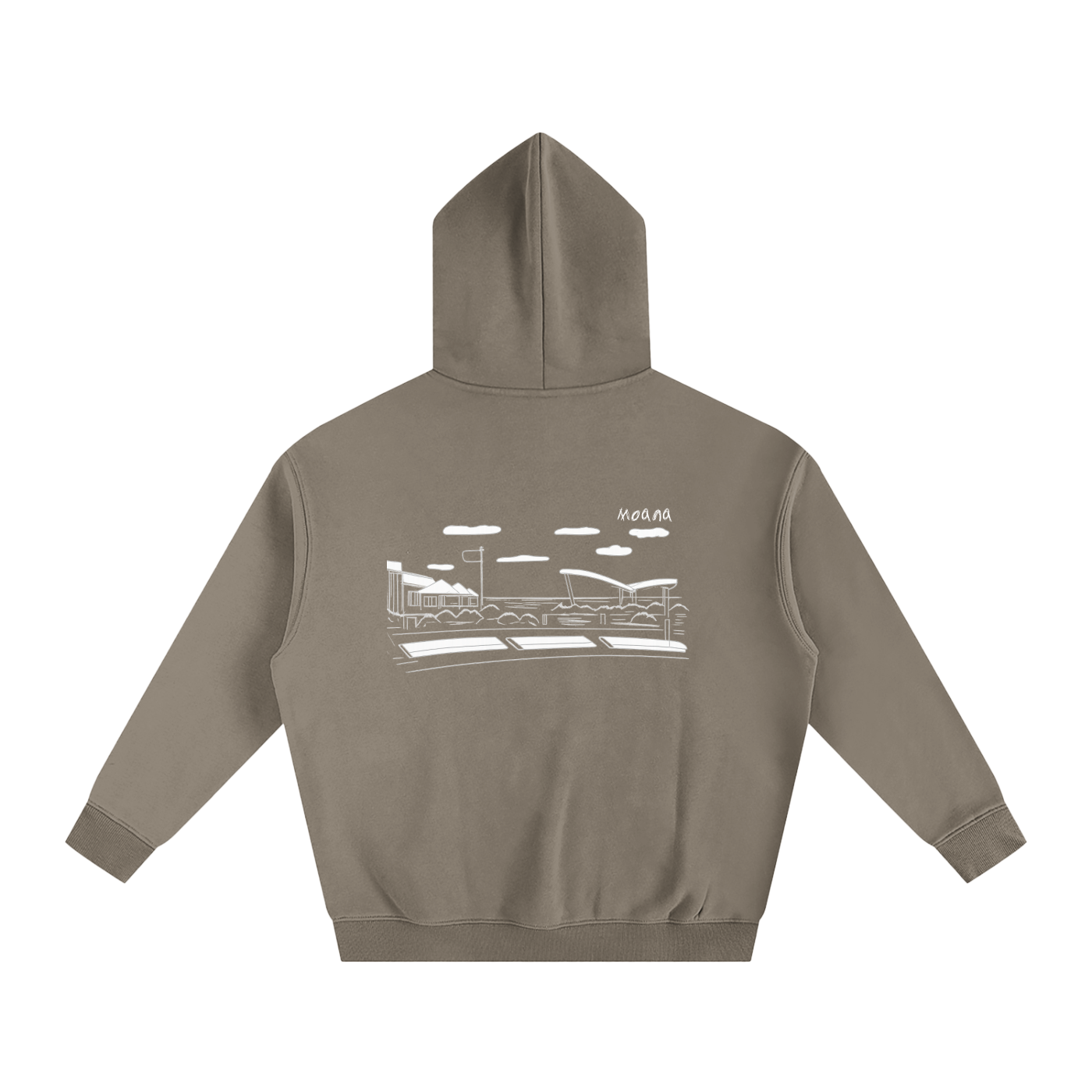 Moana Oversized Fleeced Hoodie