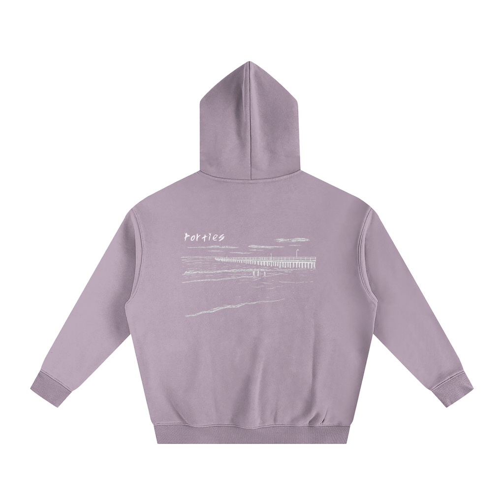 Port Noarlunga Oversized Fleeced Hoodie