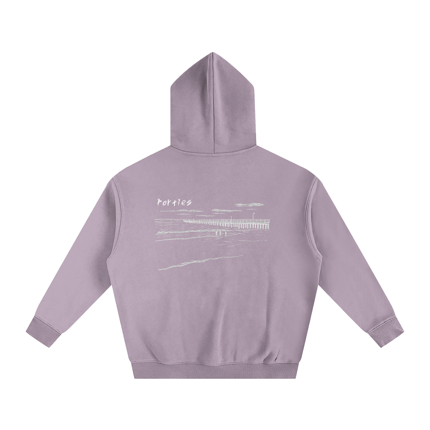 Port Noarlunga Oversized Fleeced Hoodie